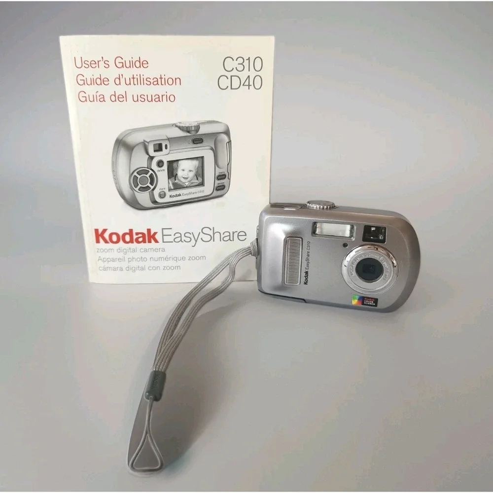 VTG Kodak EasyShare C310 4.0MP Compact Digital Camera Tested Includes Manual EUC
